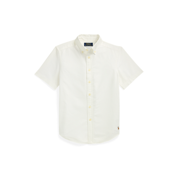 Ir para o Produto: Camisa de Uniforme de Algodão com Manga Curta Oxford