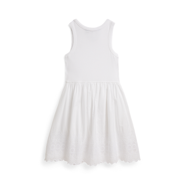 Ir para o Produto: Vestido de Algodão com Riscas e Elástico