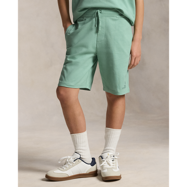 Ir para o Produto: Short de Malha de Algodão com Logotipo