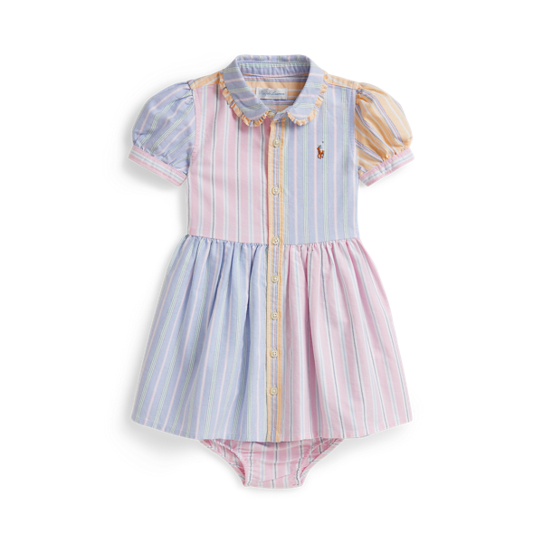 Ir para o Produto: Vestido de Algodão com Listras e Calcinha