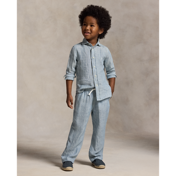 Ir para o Produto: Camisa de Linho Listrada