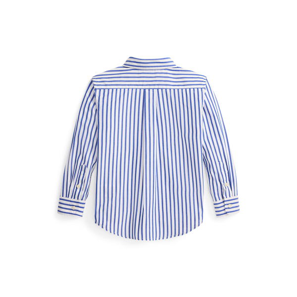 Ir para o Produto: Camisa de Popeline de Algodão Listrada