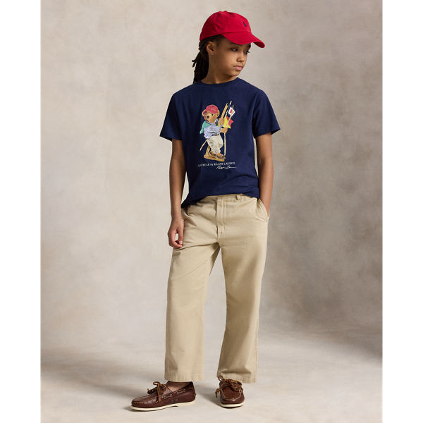 Ir para o Produto: Camiseta de Malha de Algodão Polo Bear
