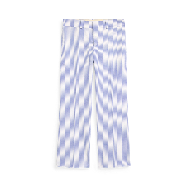 Ir para o Produto: Calça de Fato de Algodão Seersucker
