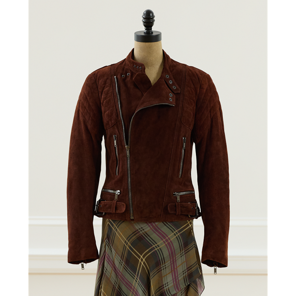 Ir para o Produto: Jaqueta de Couro de Cabra e Suede 2003 Garrett - Tamanho 6