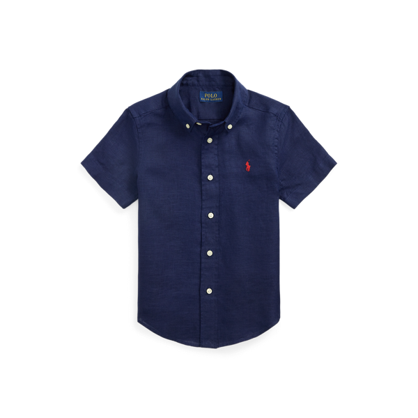 Ir para o Produto: Camisa de Linho com Manga Curta