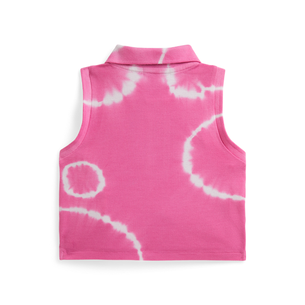 Ir para o Produto: Camisa Polo Boxy de Malha com Estampa Tie-Dye