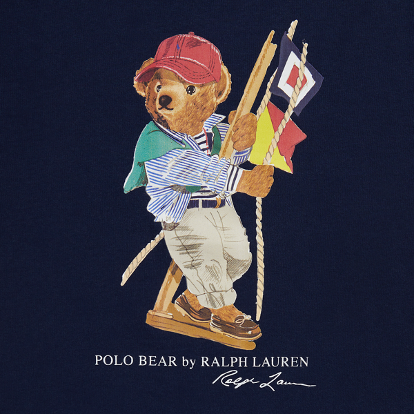 Ir para o Produto: Camiseta de Malha de Algodão Polo Bear