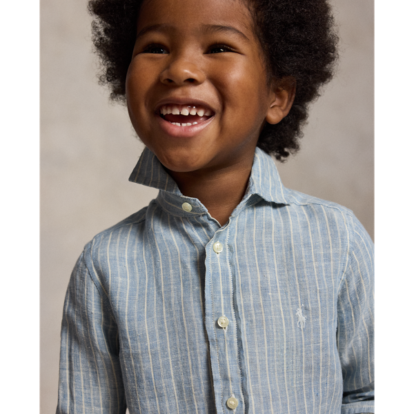 Ir para o Produto: Camisa de Linho Listrada