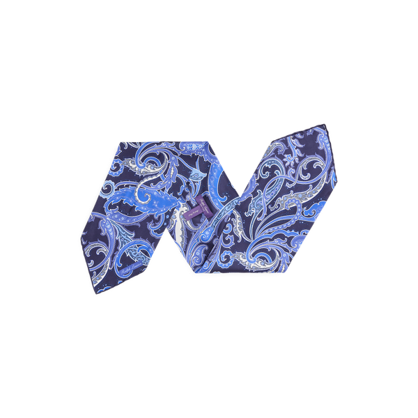 Ir para o Produto: Cachecol de Sarja de Seda com Estampa Paisley