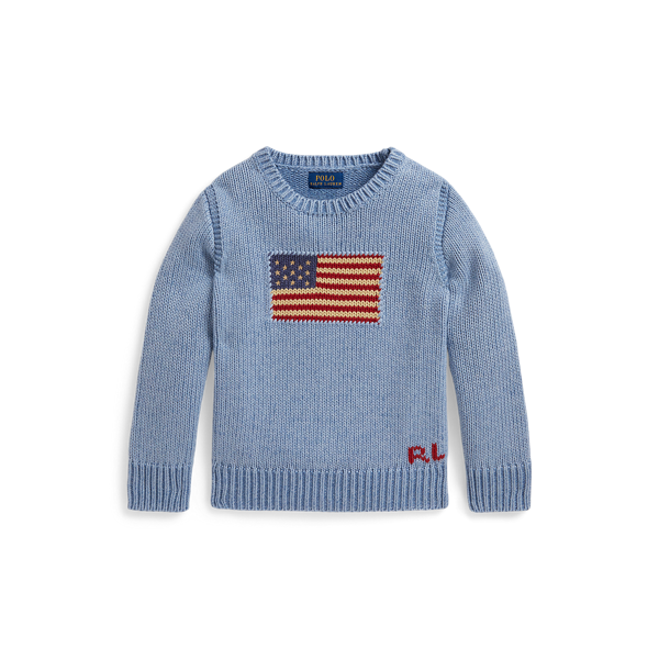 Ir para o Produto: Suéter com Estampa de Bandeira Clássica em Heather