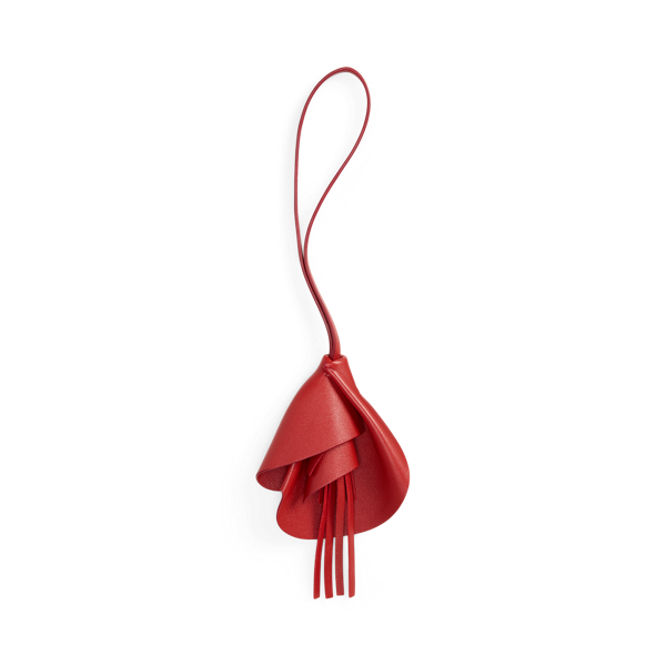 Ir para o Produto: Charme de Bolsa em Pele de Cordeiro com Estampa Floral