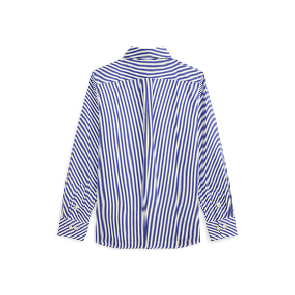 Ir para o Produto: Camisa de Algodão Listrada com Corte Slim