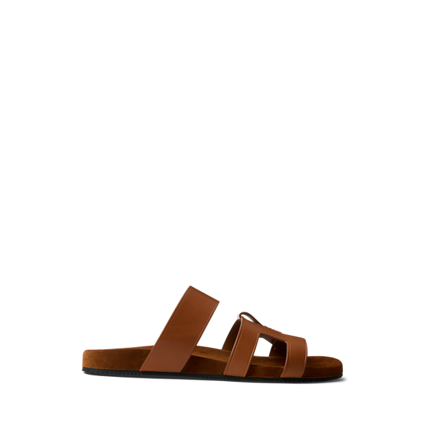 Ir para o Produto: Sandália Slide em Couro de Bezerro Fisher