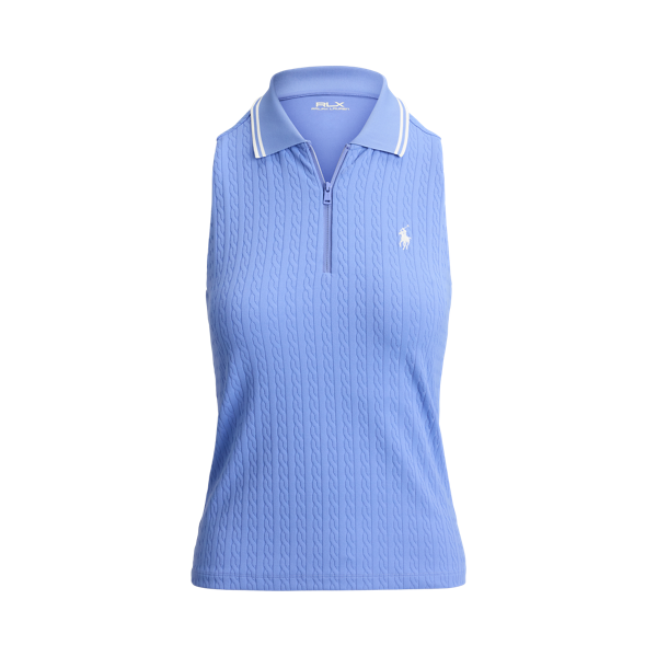 Ir para o Produto: Camisa Polo Racerback Sem Mangas com Corte Slim