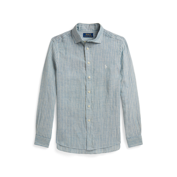 Ir para o Produto: Camisa de Linho Listrada