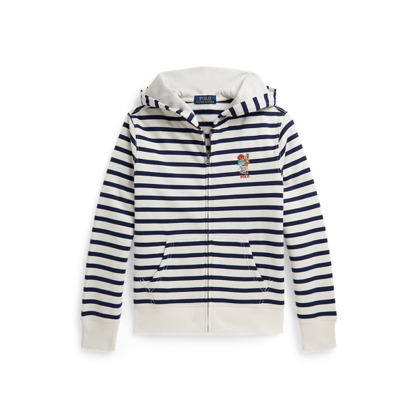 Ir para o Produto: Hoodie de Fleece Listrado Polo Bear