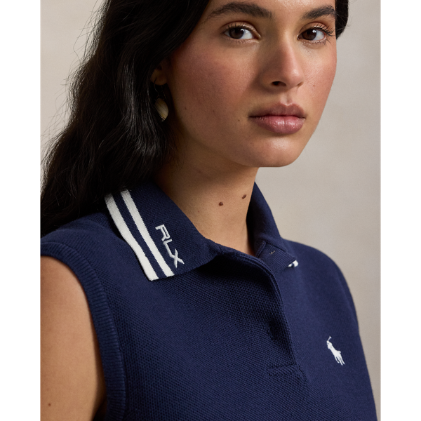 Ir para o Produto: Suéter com Gola Polo em Mistura de Algodão