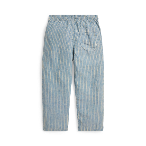 Ir para o Produto: Calça de Linho com Listras e Cinto