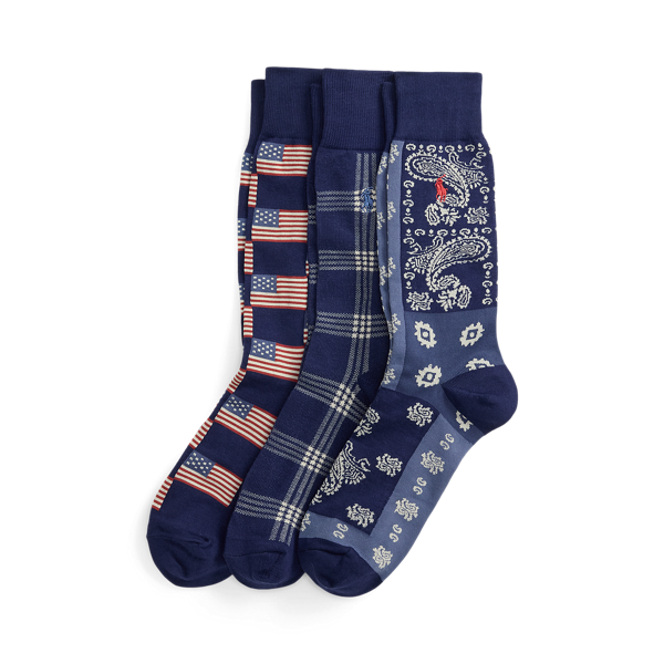 Ir para o Produto: Conjunto de Presente com Meias e Bandana 3-Pares