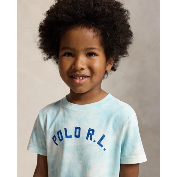 Ir para o Produto: Camiseta de Algodão com Estampa Tie-Dye do Logotipo