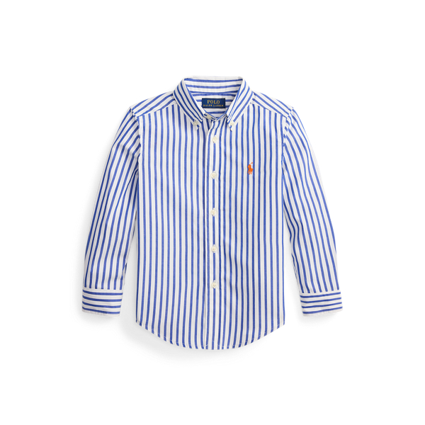 Ir para o Produto: Camisa de Popeline de Algodão Listrada