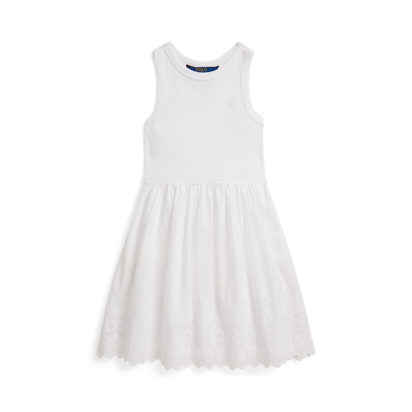 Ir para o Produto: Vestido de Algodão com Riscas e Elástico