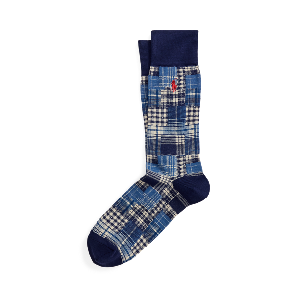 Ir para o Produto: Meias de Trabalho com Estampa de Motivo em Plaid