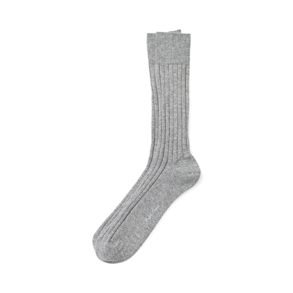 Ir para o Produto: Meia de Cashmere com Malha em Riscas