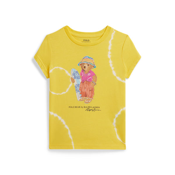 Ir para o Produto: Camiseta de Algodão com Estampa Tie-Dye Polo Bear